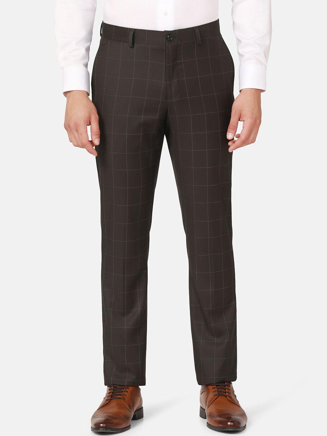 blackberrys-men-checked-mid-rise-b-95-slim-fit-formal-trousers