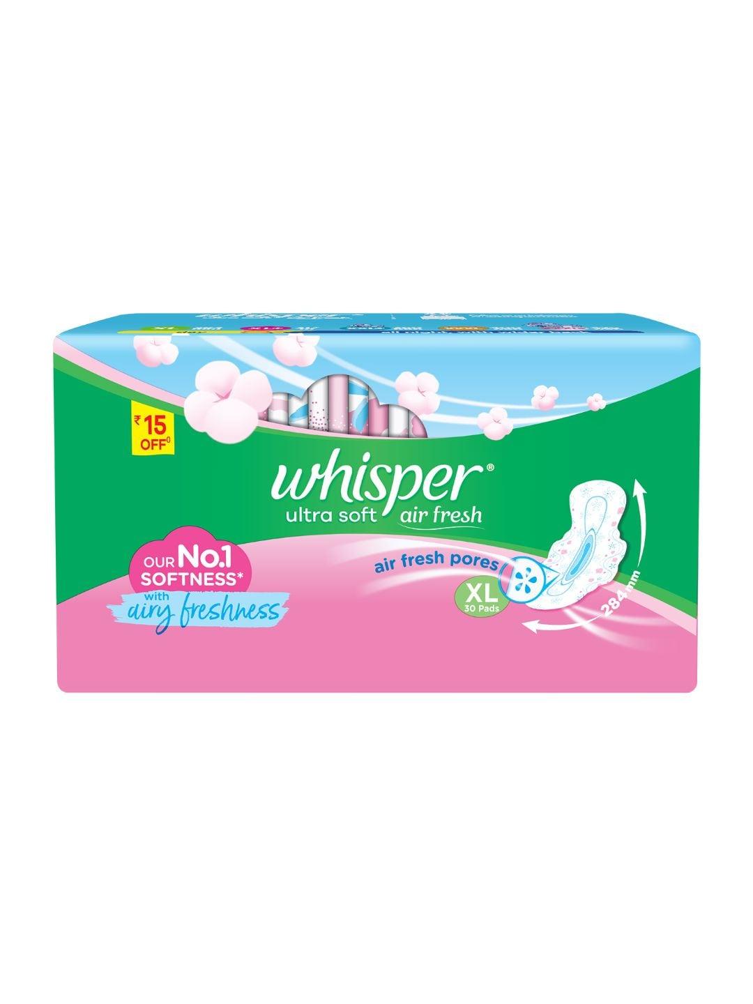 whisper-ultra-soft-xl-sanitary-pads---30-pads