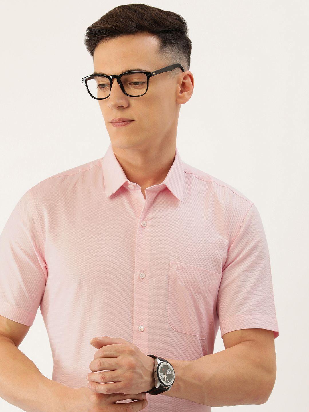 peter-england-men-pink-opaque-casual-shirt