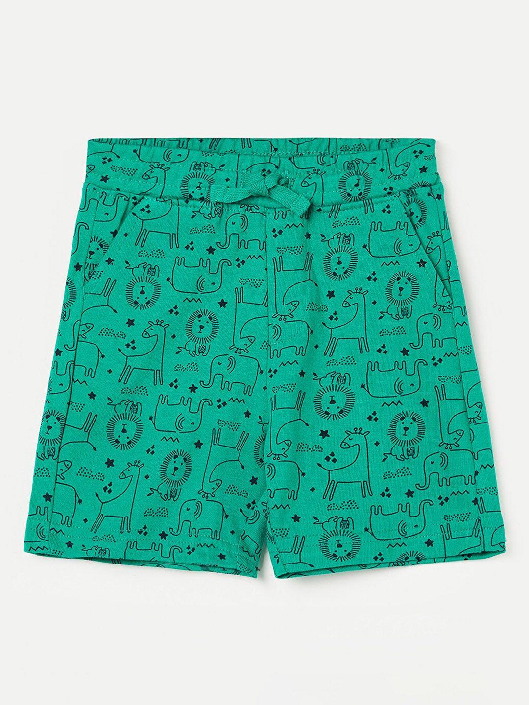 Juniors by Lifestyle Boys Conversational Printed Slim Fit Pure Cotton Shorts