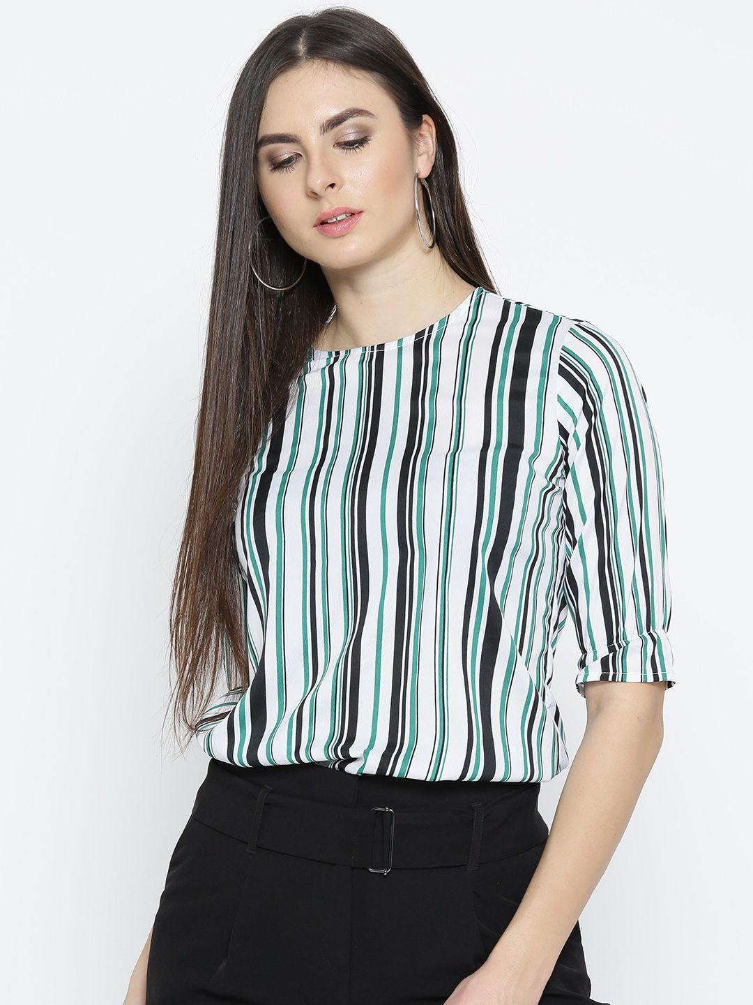 style-quotient-white-&-green-candy-striped-top