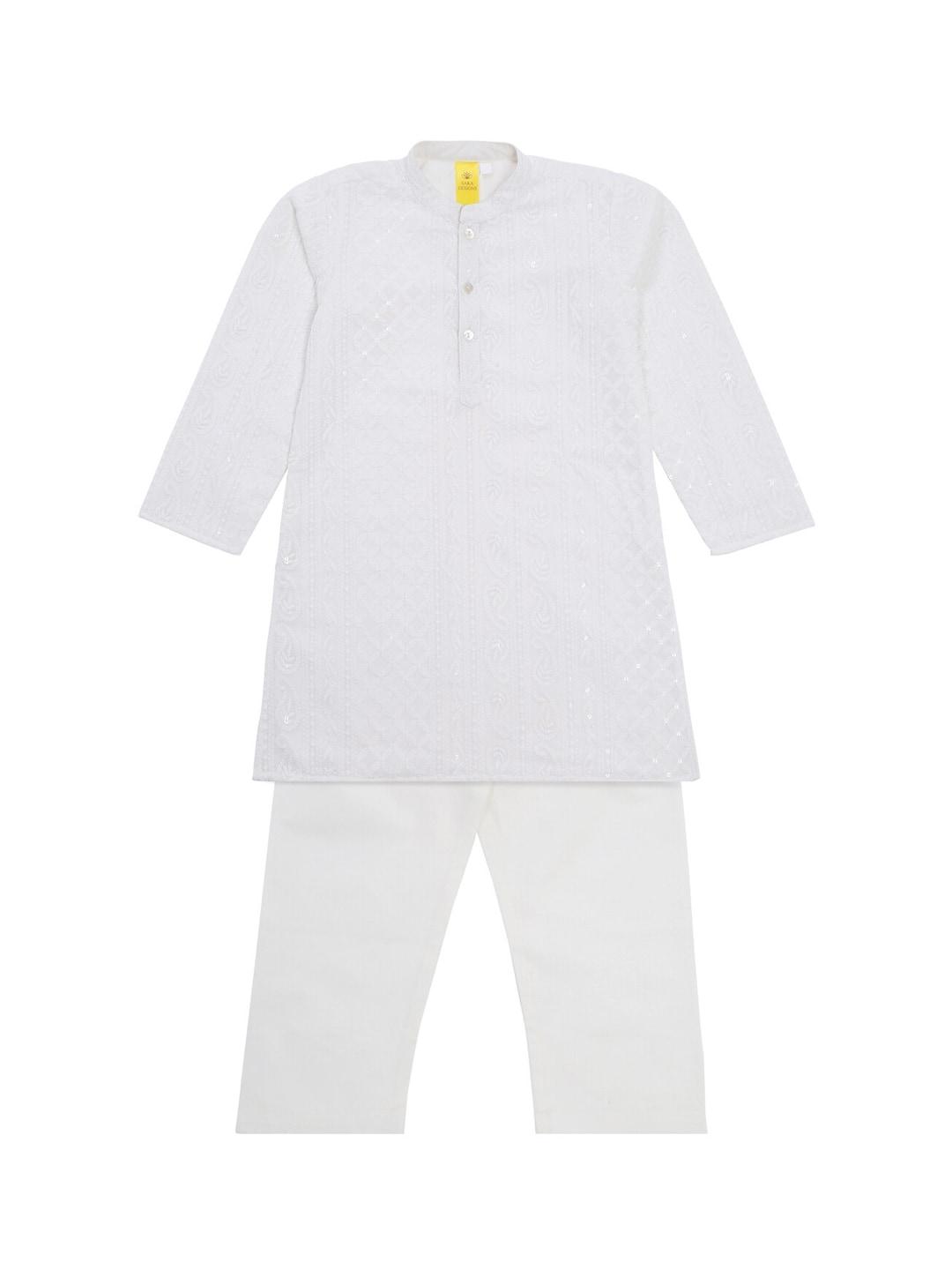 saka-designs-boys-ethnic-motifs-embroidered-sequined-kurta-with-pyjamas