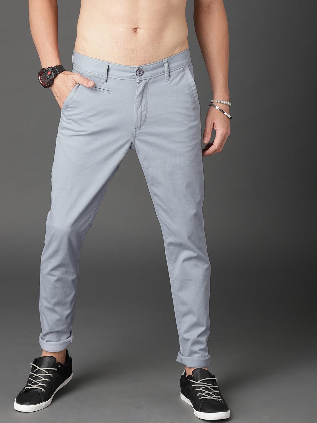 Roadster Men Blue Sustainable Chinos