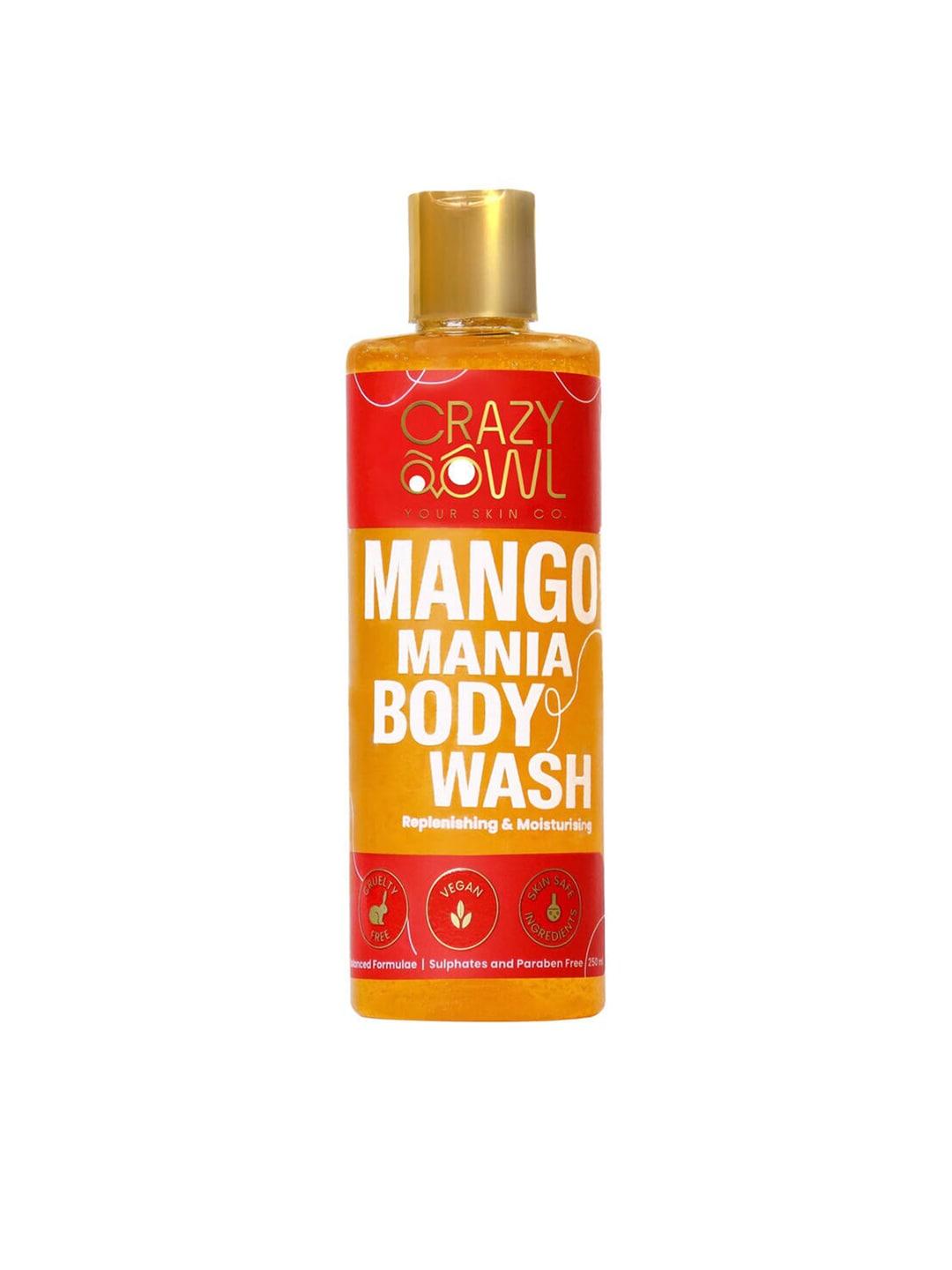 CRAZY OWL Mango Mania Body Wash For Replenishing & Moisturising 250ml