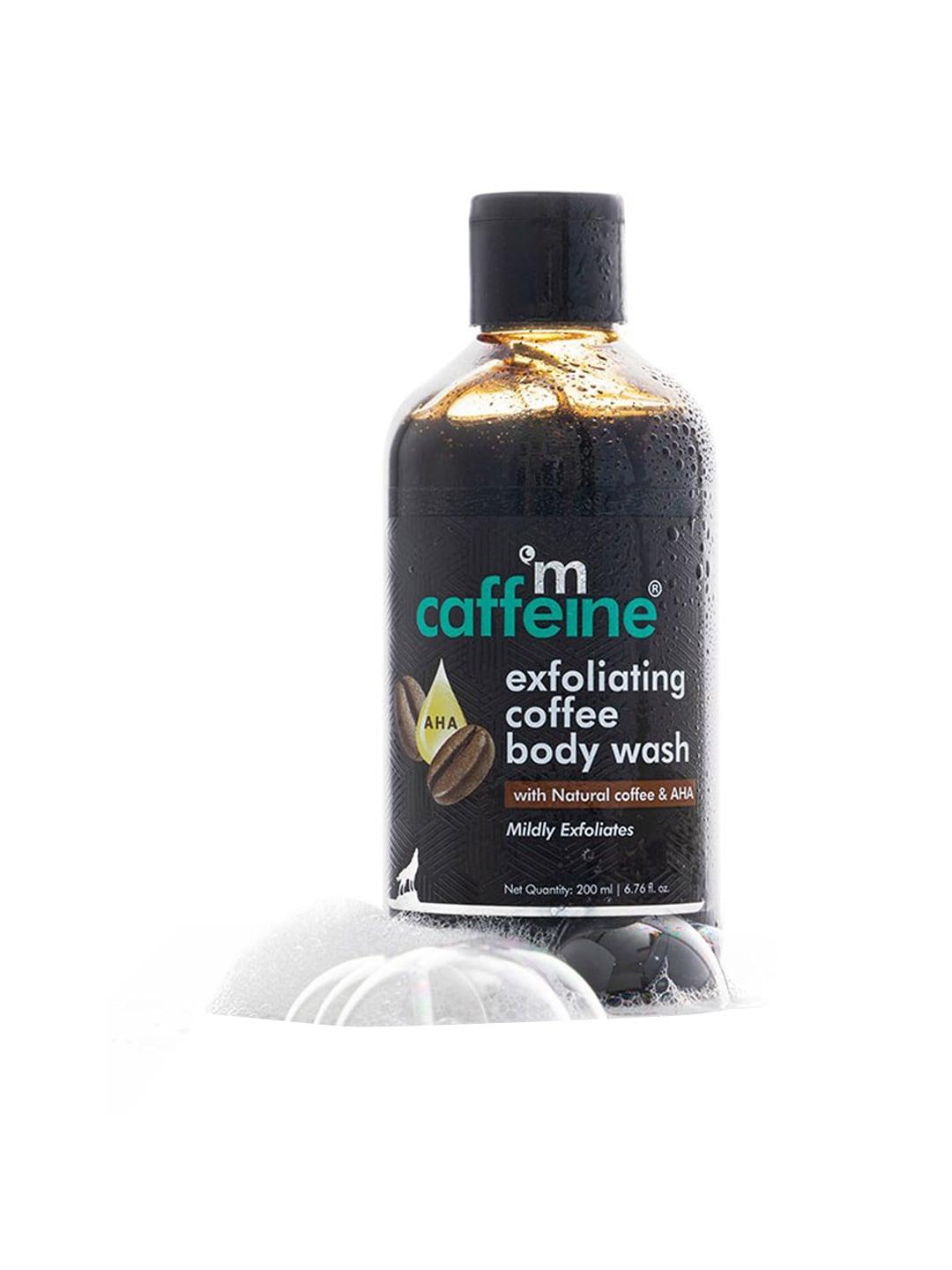 mCaffeine Exfoliating Coffee Body Wash with AHA - 200 ml