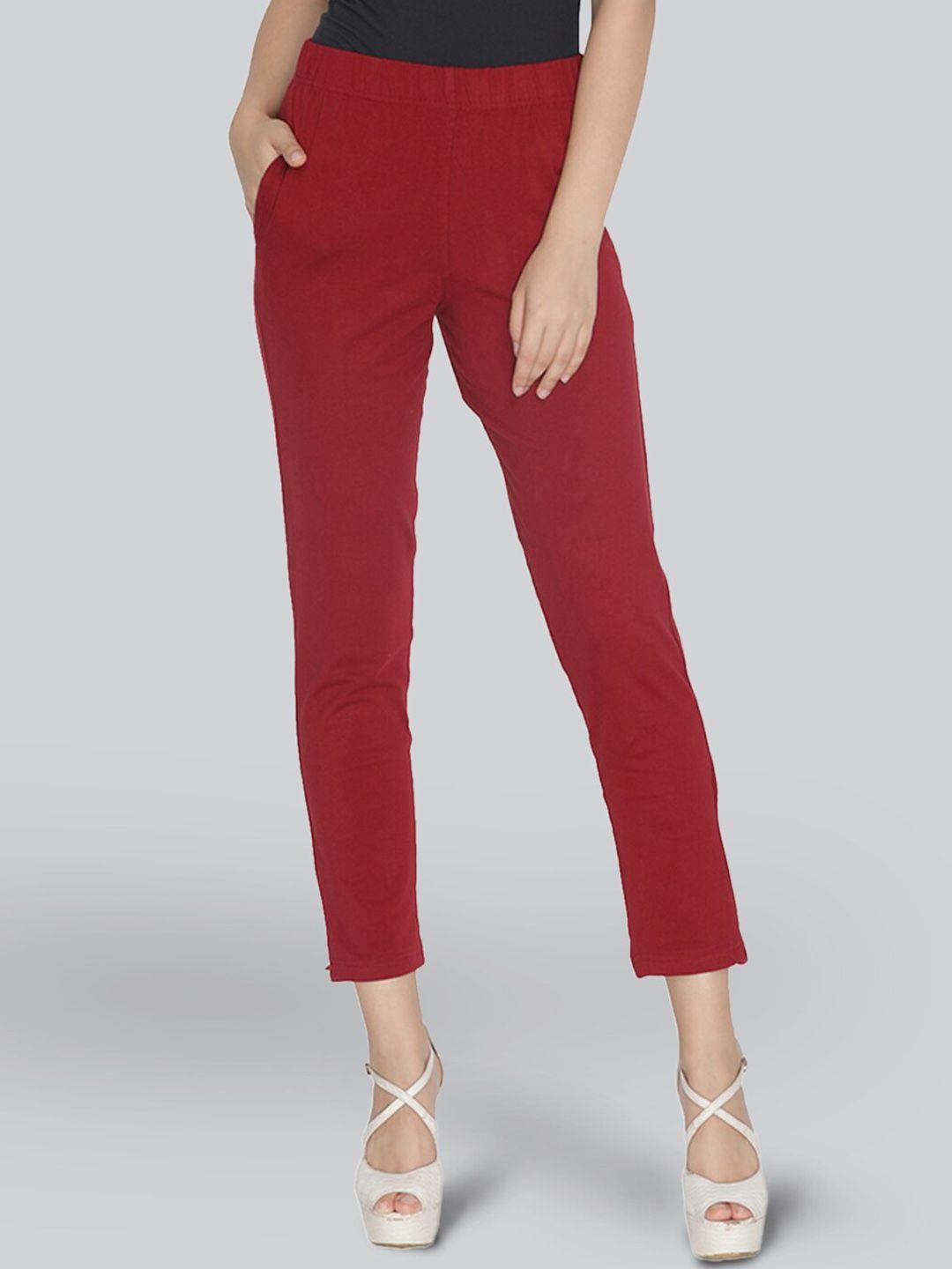 lyra-women-mid-rise-original-fit-knitted-cigarette-trousers