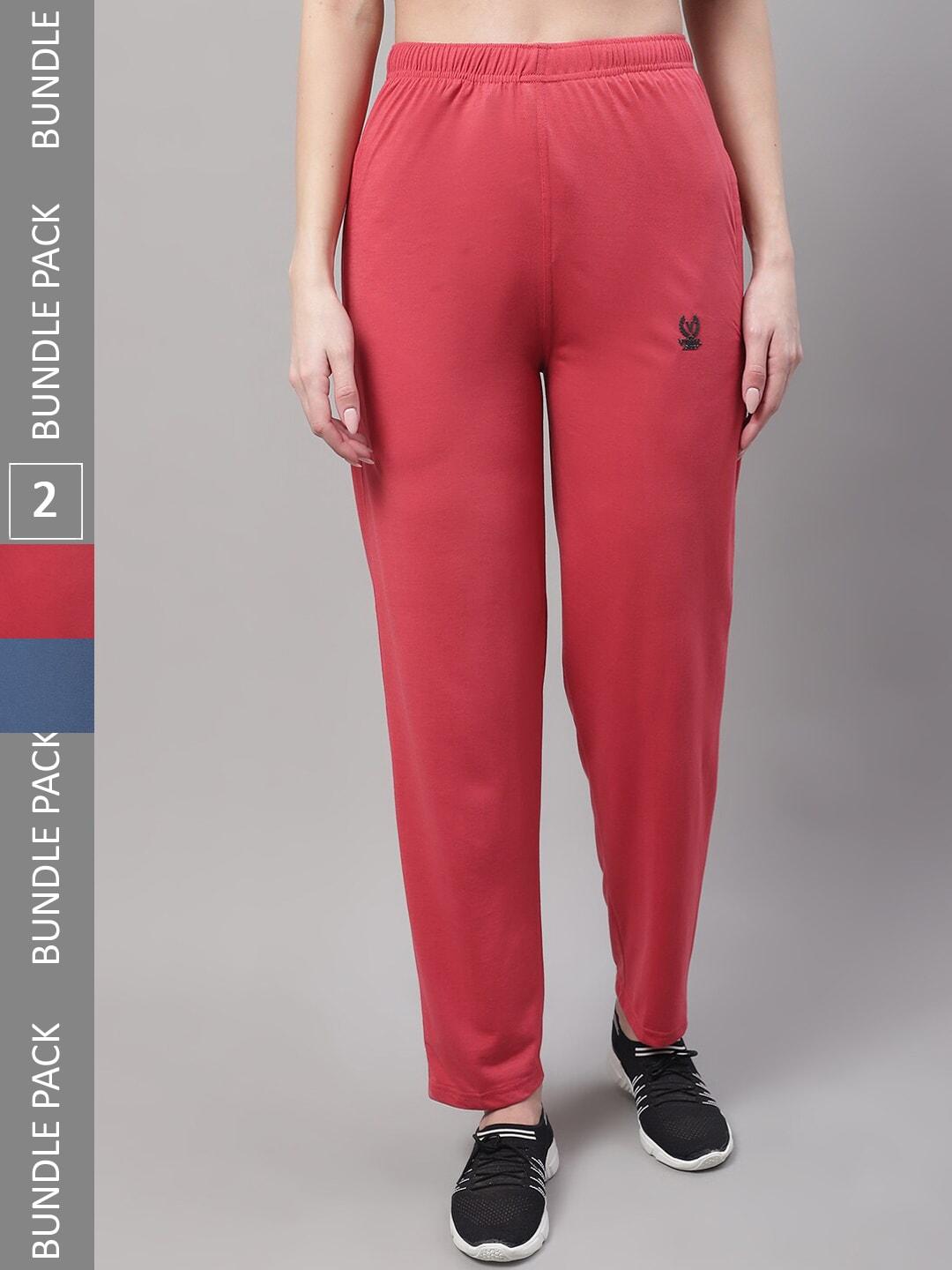 vimal-jonney-women-pack-of-2-cotton-track-pants