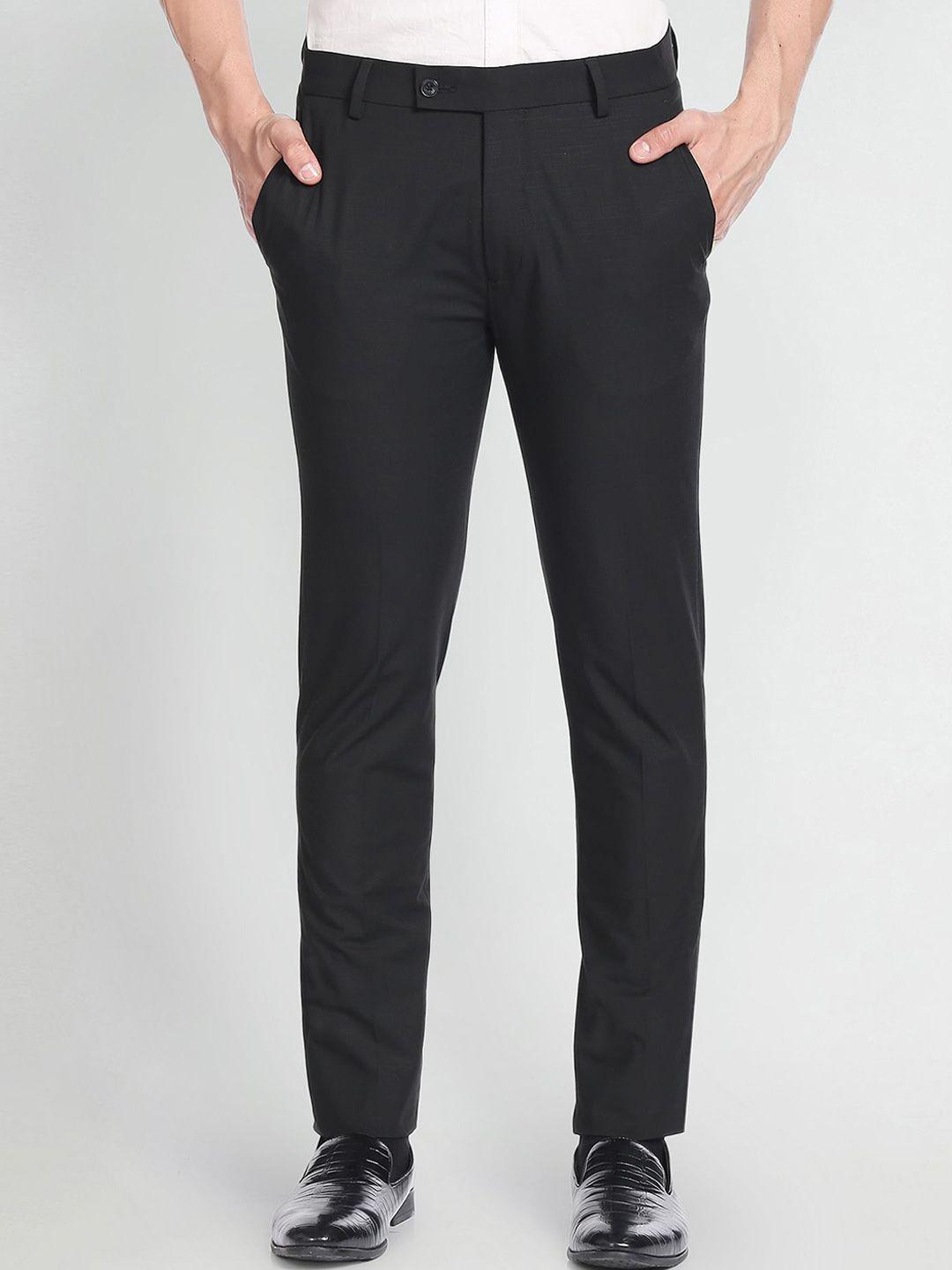 Arrow New York Men Mid-Rise Slim Fit Formal Trousers