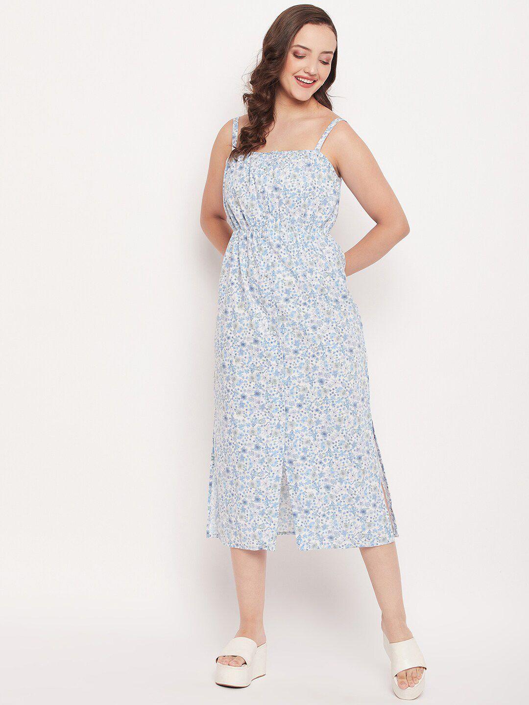 madame-floral-printed-shoulder-strap-fit-&-flare-midi-dress