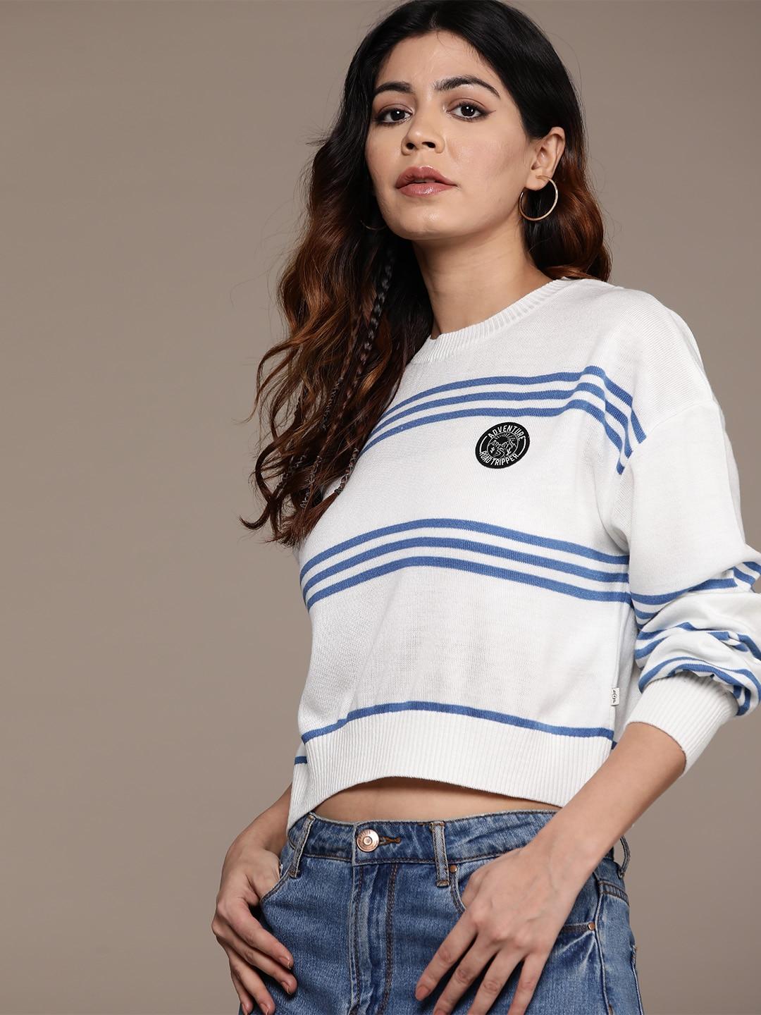 the-roadster-lifestyle-co.-drop-shoulder-sleeves-striped-pullover