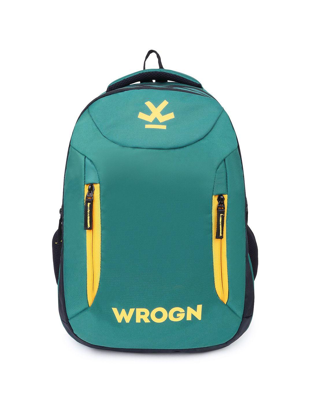 wrogn-water-resistant-brand-logo-backpack-with-shoe-pocket