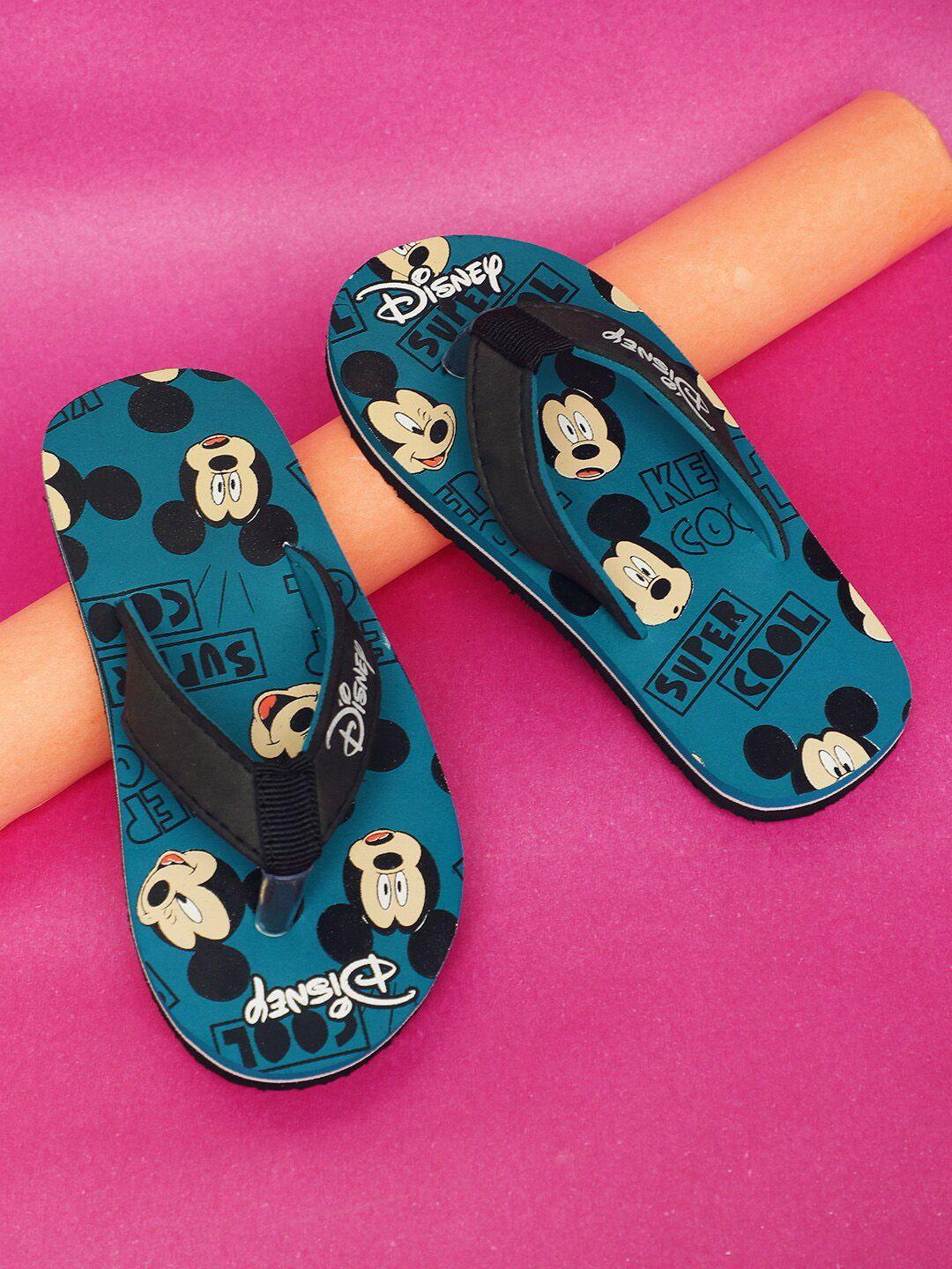 Kids Ville Boys Mickey & Friends Waterproof Soft Strap Thong Flip Flops