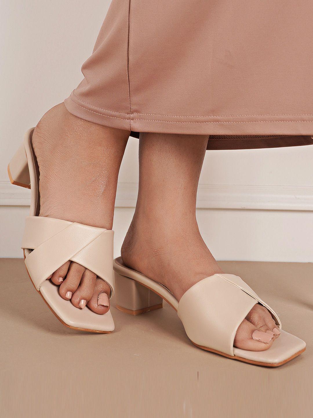 mast-&-harbour-cream-coloured-open-toe-block-heels