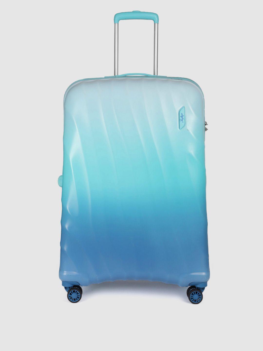 Skybags Unisex Textured Ombre Hard-Sided Large Openskies  79 360 Trolley Bag - 110 Litres