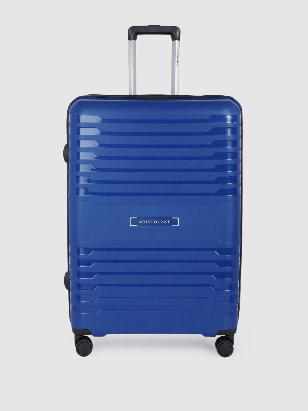 Aristocrat Harbor 8W Textured Hard-Sided 360-Degree Rotation Large Trolley Suitcase