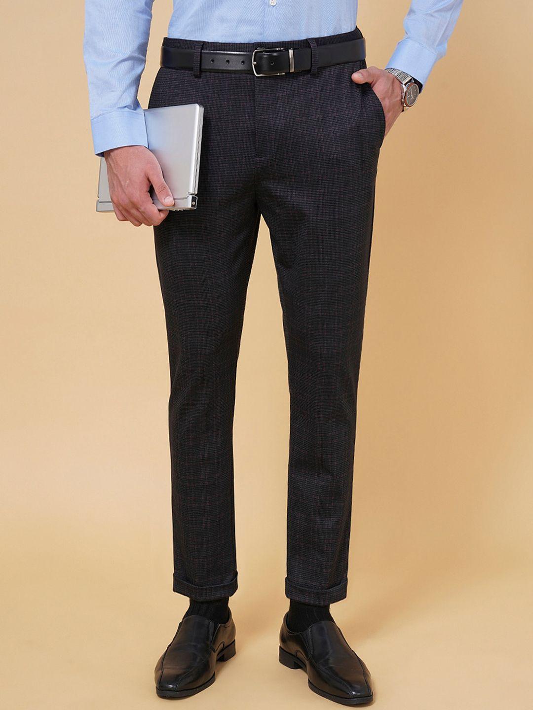 byford-by-pantaloons-men-low-rise-checked-formal-trousers