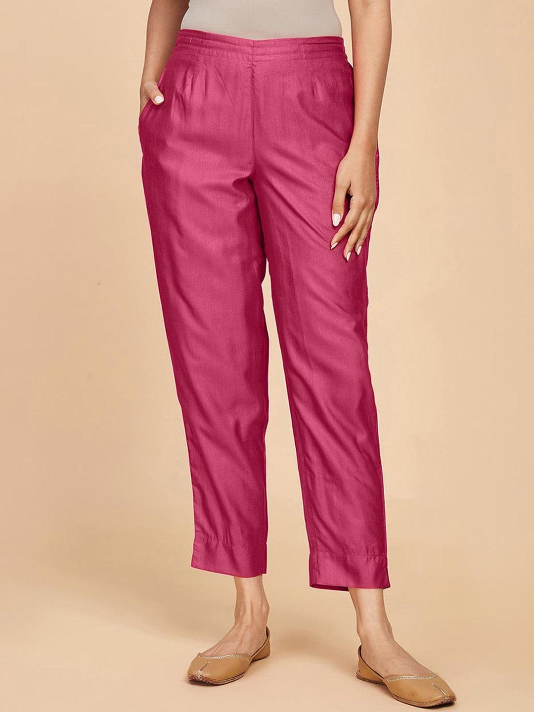fabindia-women-mid-rise-trousers