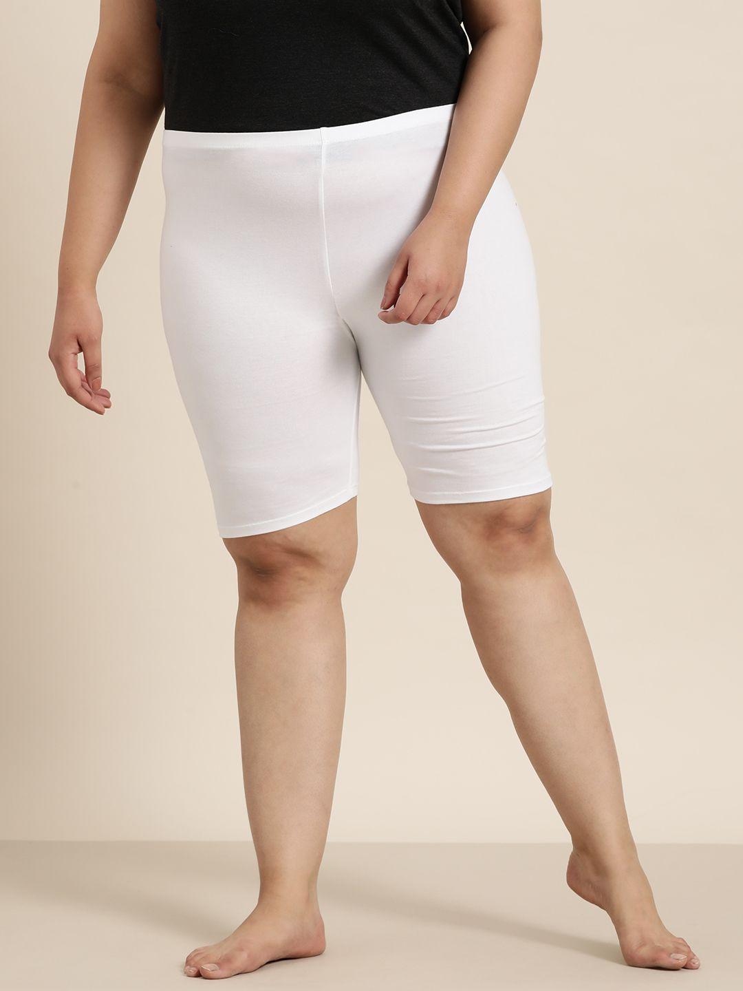 Sztori Women Plus Size High-Rise Lounge Shorts