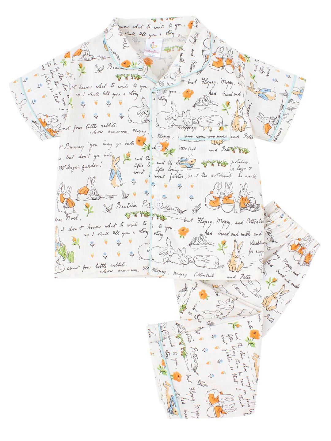 babywish-kids-conversational-printed-pure-cotton-night-suit
