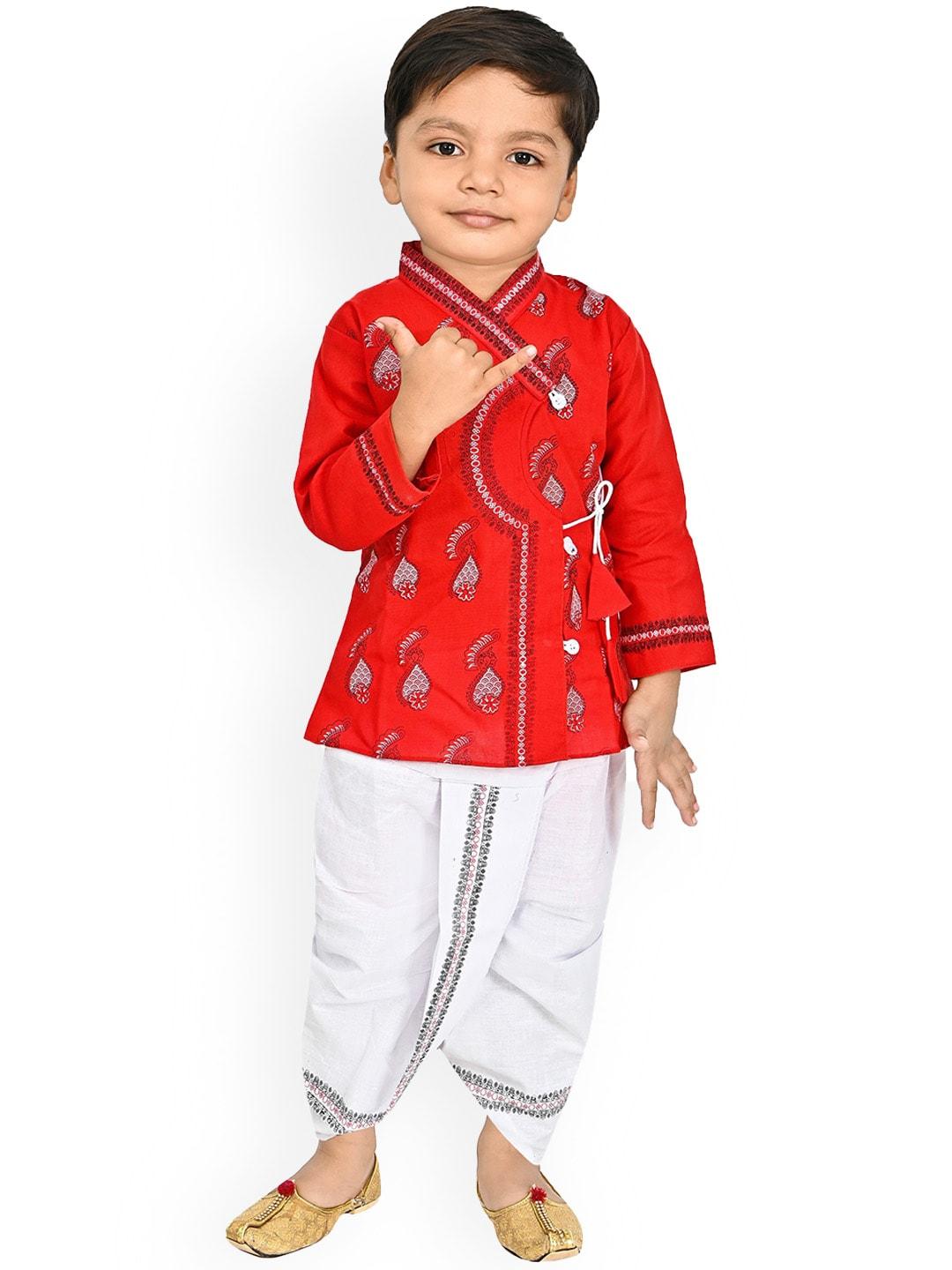 baesd-boys-ethnic-motifs-printed-kurta-with-dhoti-pants