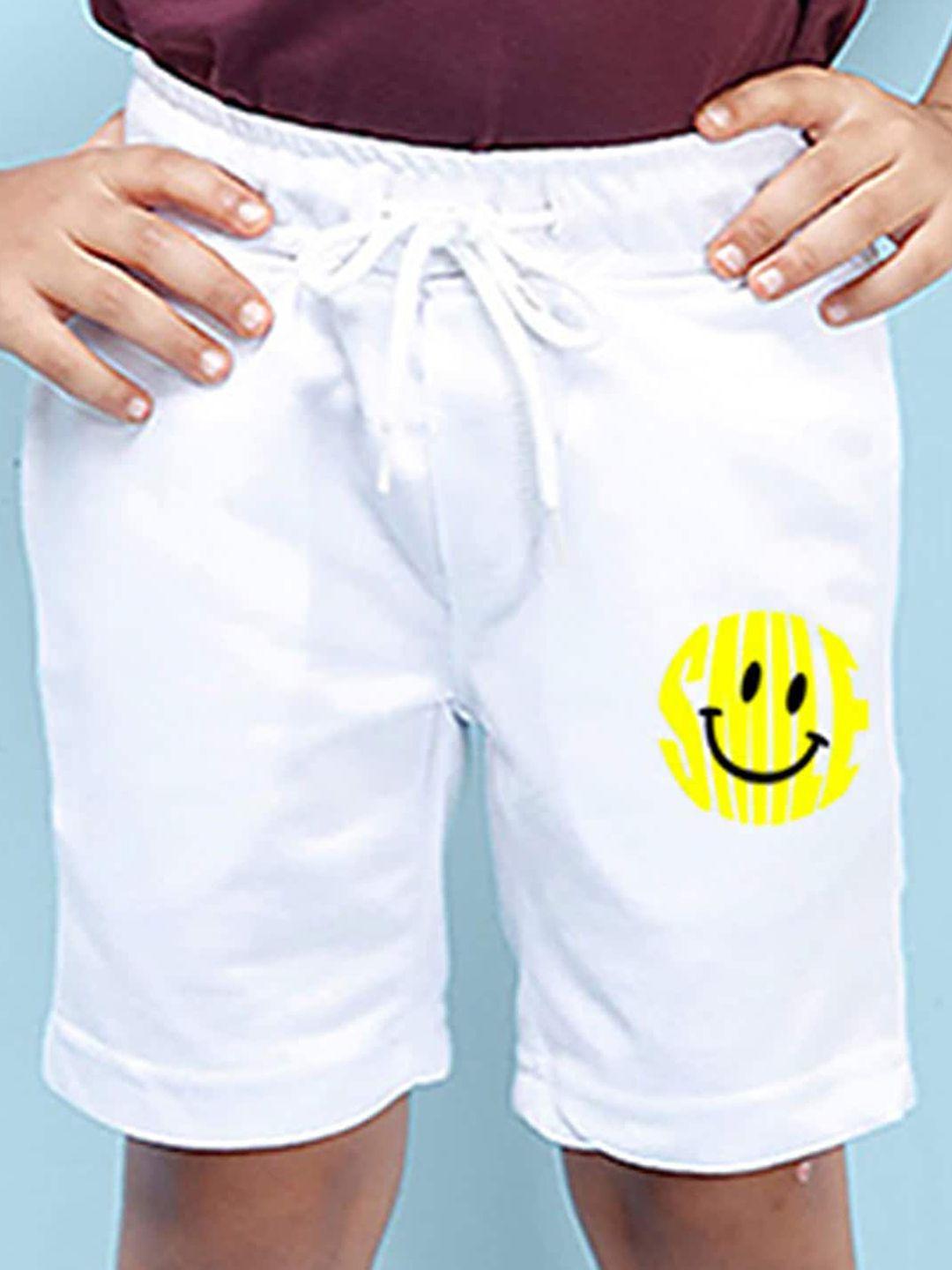 NUSYL Boys Mid-Rise Graphic Printed Casual Shorts