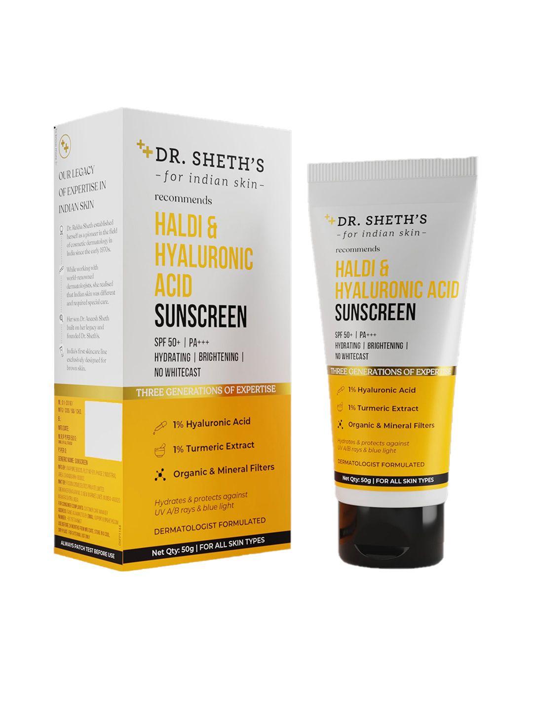 dr.-sheths-haldi-&-hyaluronic-acid-spf50-hydrating-sunscreen---50g