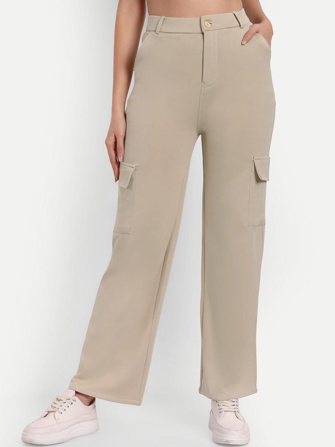 broadstar-women-smart-straight-fit-high-rise-easy-wash-cargos-trousers