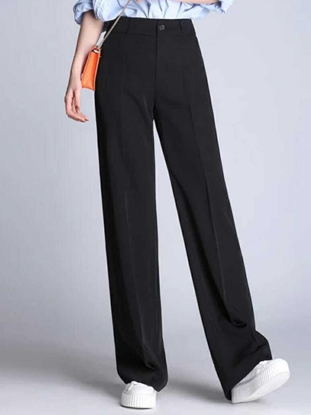 next-one-women-black-relaxed-straight-leg-loose-fit-high-rise-easy-wash-trousers