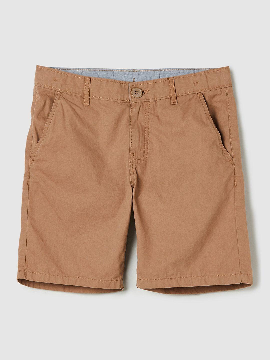 max Boys Brown Shorts