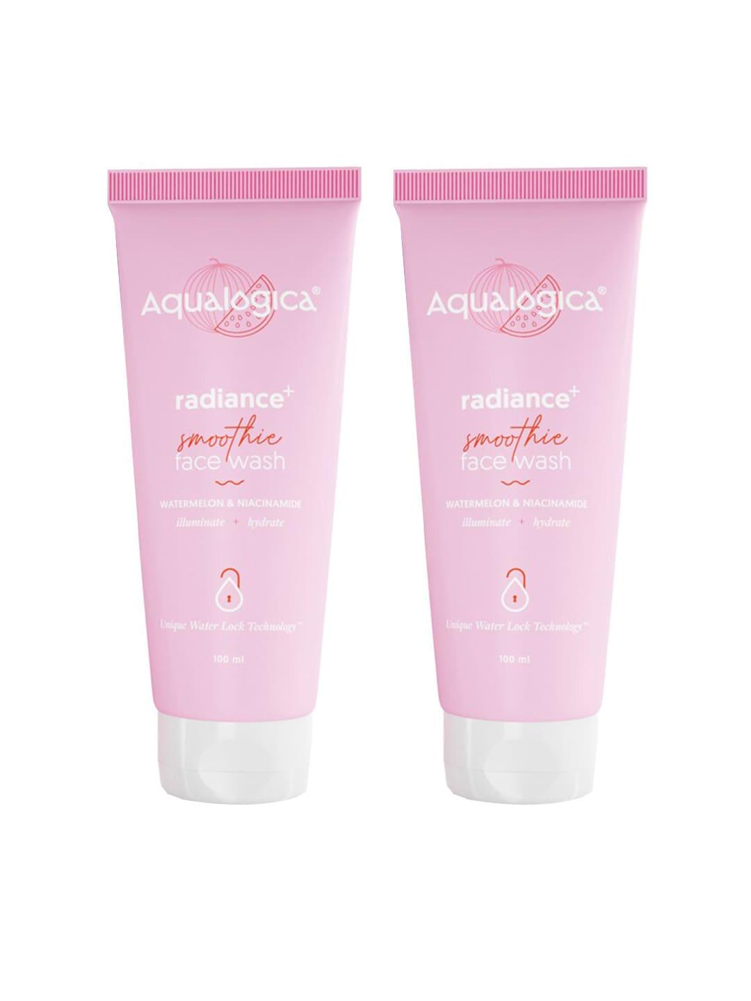 Aqualogica Radiance+ Facewash Duo for Radiant & Glowing Skin with Watermelon Face Wash