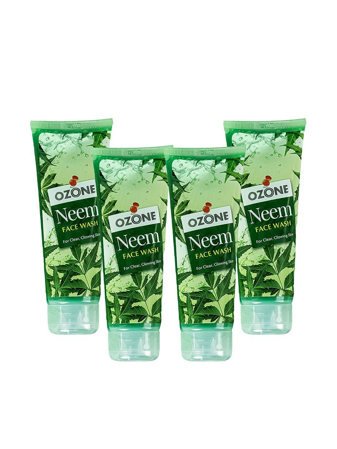 ozone-set-of-4-neem-face-wash-with-aloe-vera-&-lemon-for-acne-&-breakouts---100ml-each