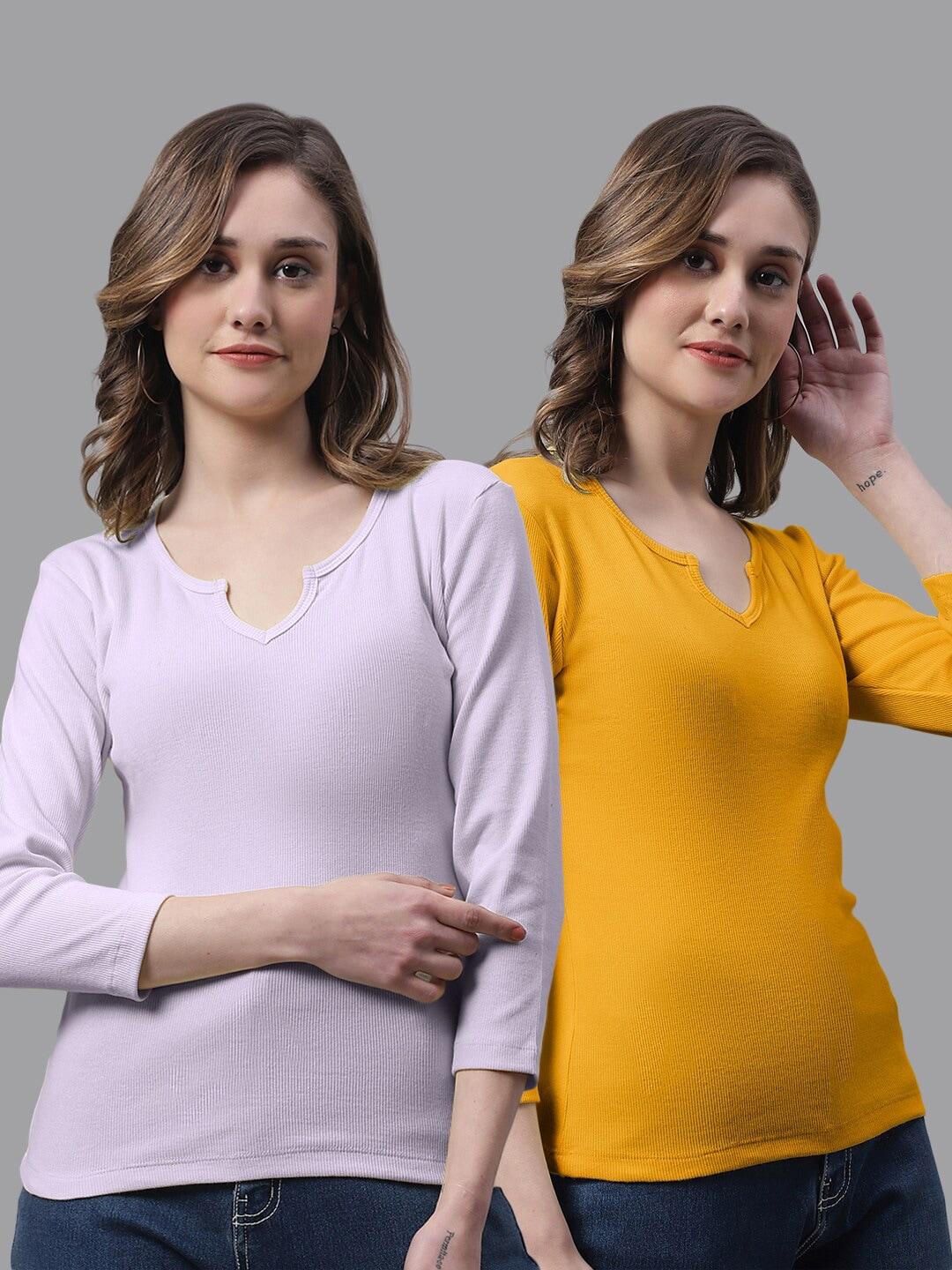 fbar-pack-of-2-notched-neck-cotton-rib-tops