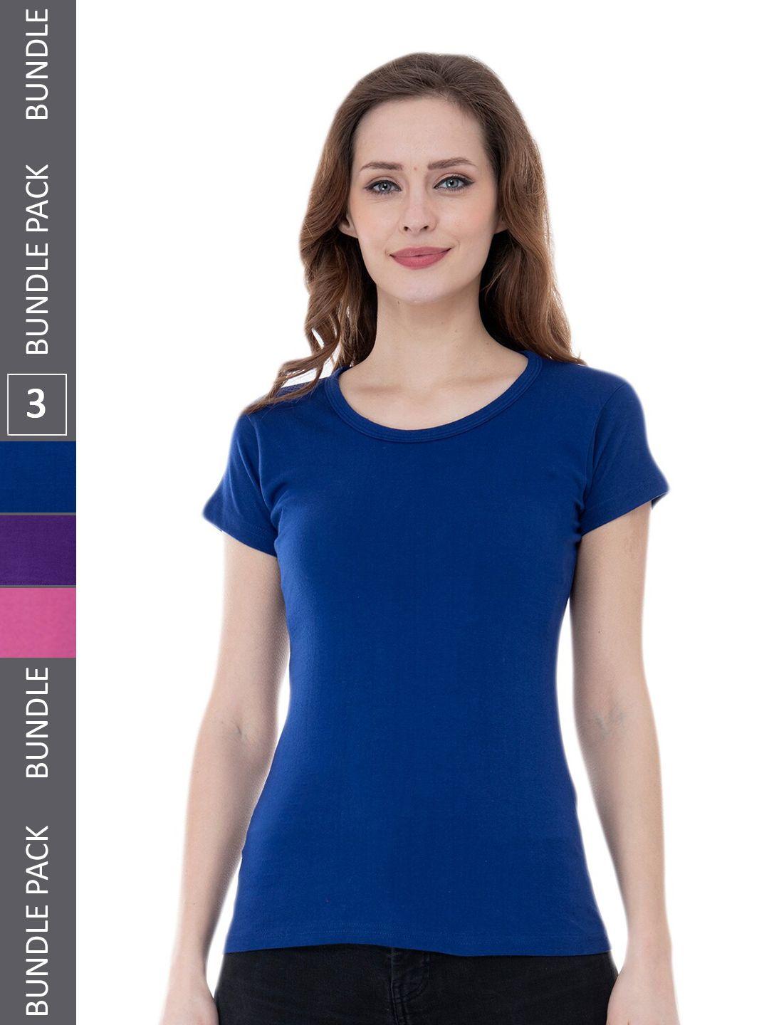 indiweaves-women-multicoloured-3-extended-sleeves-pockets-t-shirt
