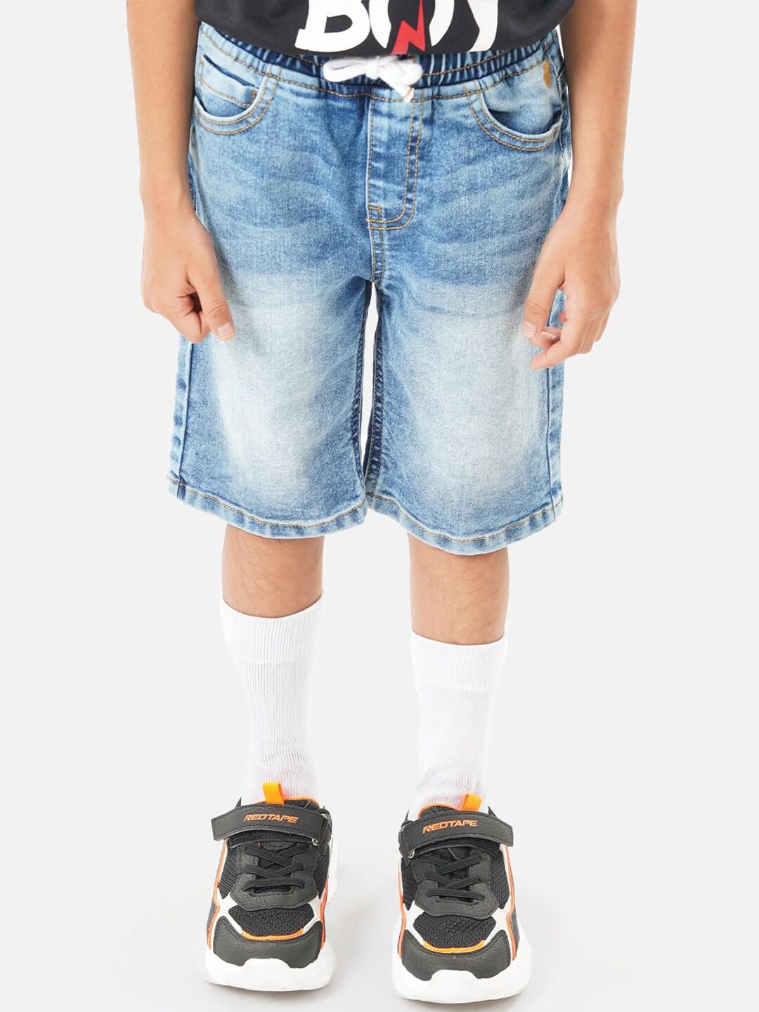 Zalio Boys Washed Denim Shorts