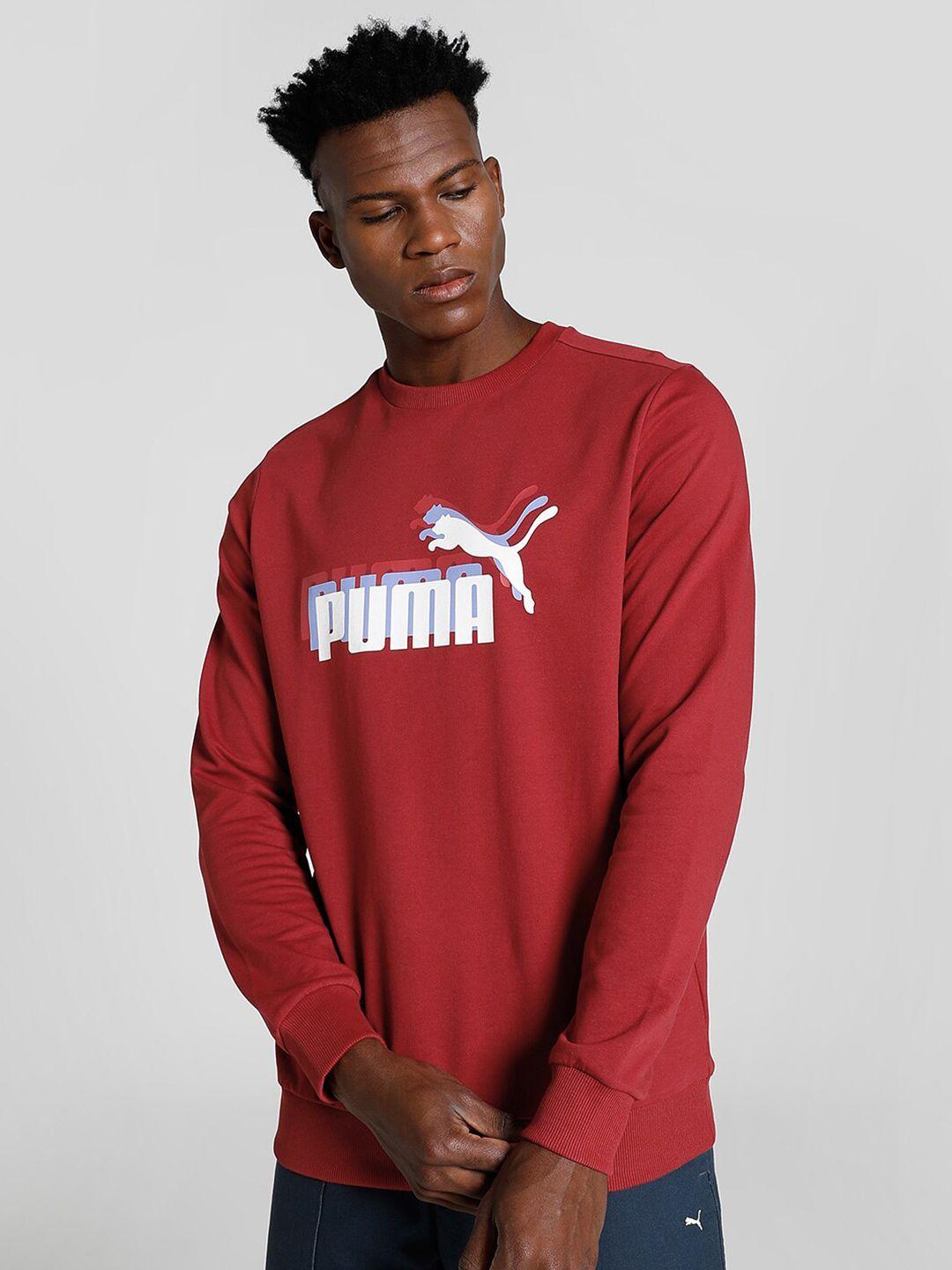 Puma Graphic Printed Cotton Sweatshirt
