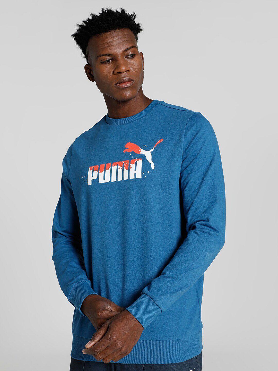 Puma Men Graphic-Printed Cotton Sweatshirts
