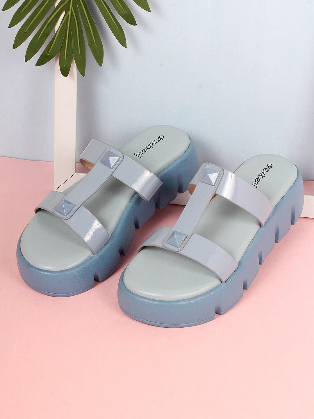 dressberry-blue-synthetic-flatform-sandals