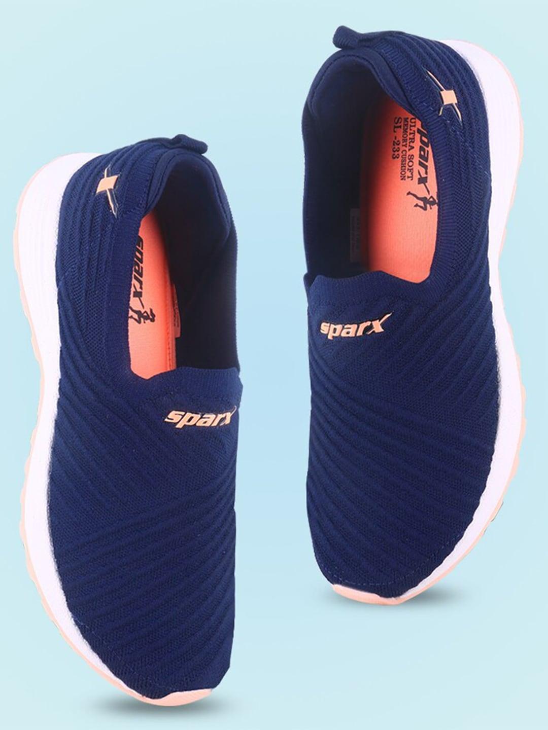 Sparx Women Navy Blue Mesh Running Shoes