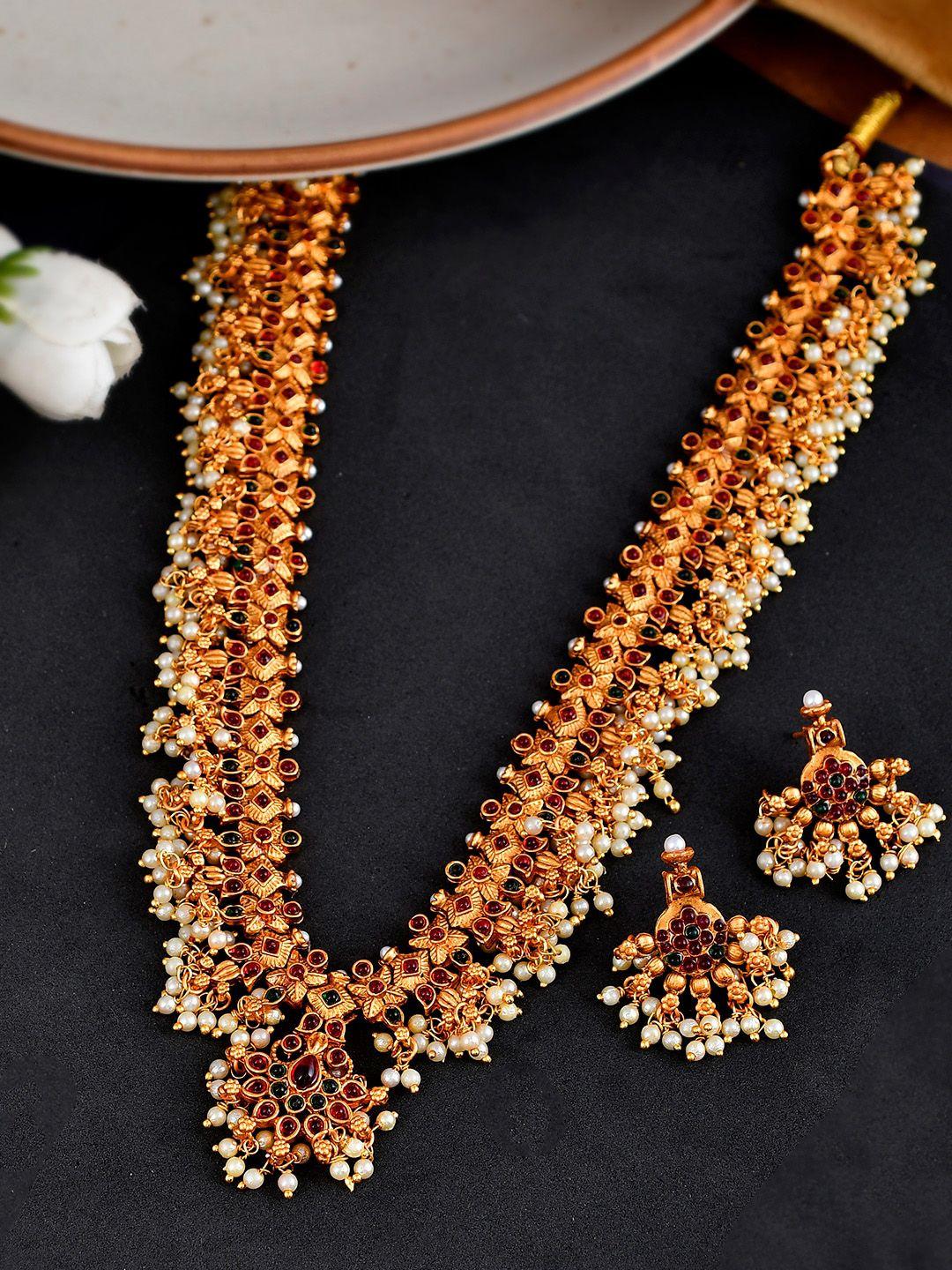 shoshaa-gold-plated-stone-studded-&-beaded-necklace-&-earrings