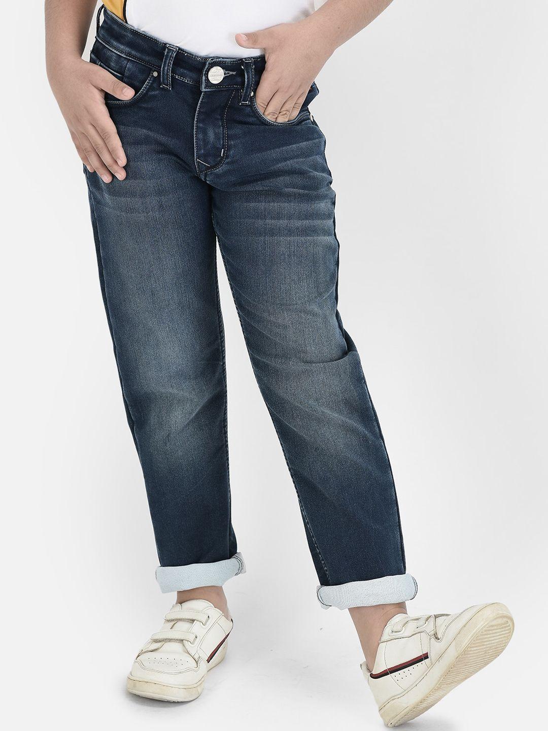 crimsoune-club-boys-blue-slim-fit-low-distress-heavy-fade-stretchable-jeans