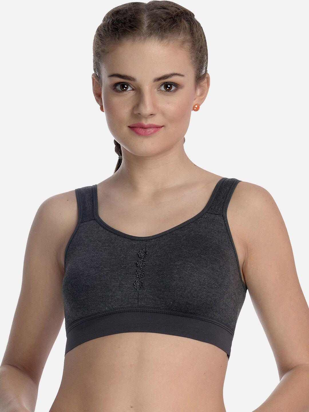 FIMS Seamless Non-Wired Non-Padded High-Support Dry-Fit Work-Out Bra
