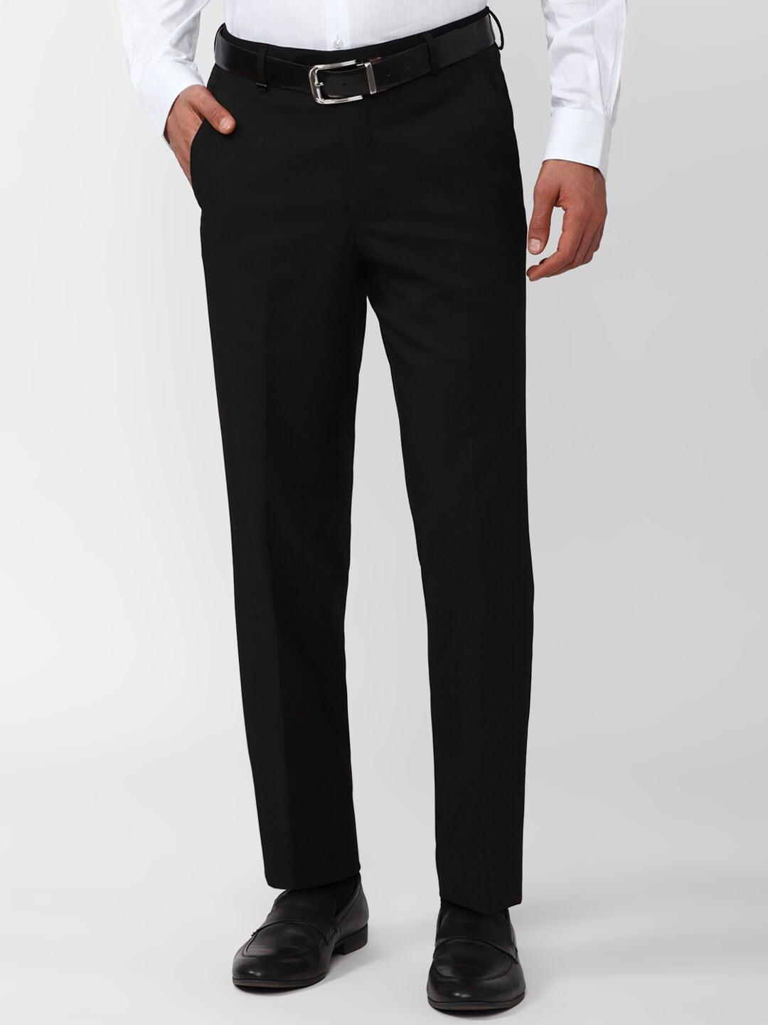 Van Heusen Men Mid-Rise Formal Trousers
