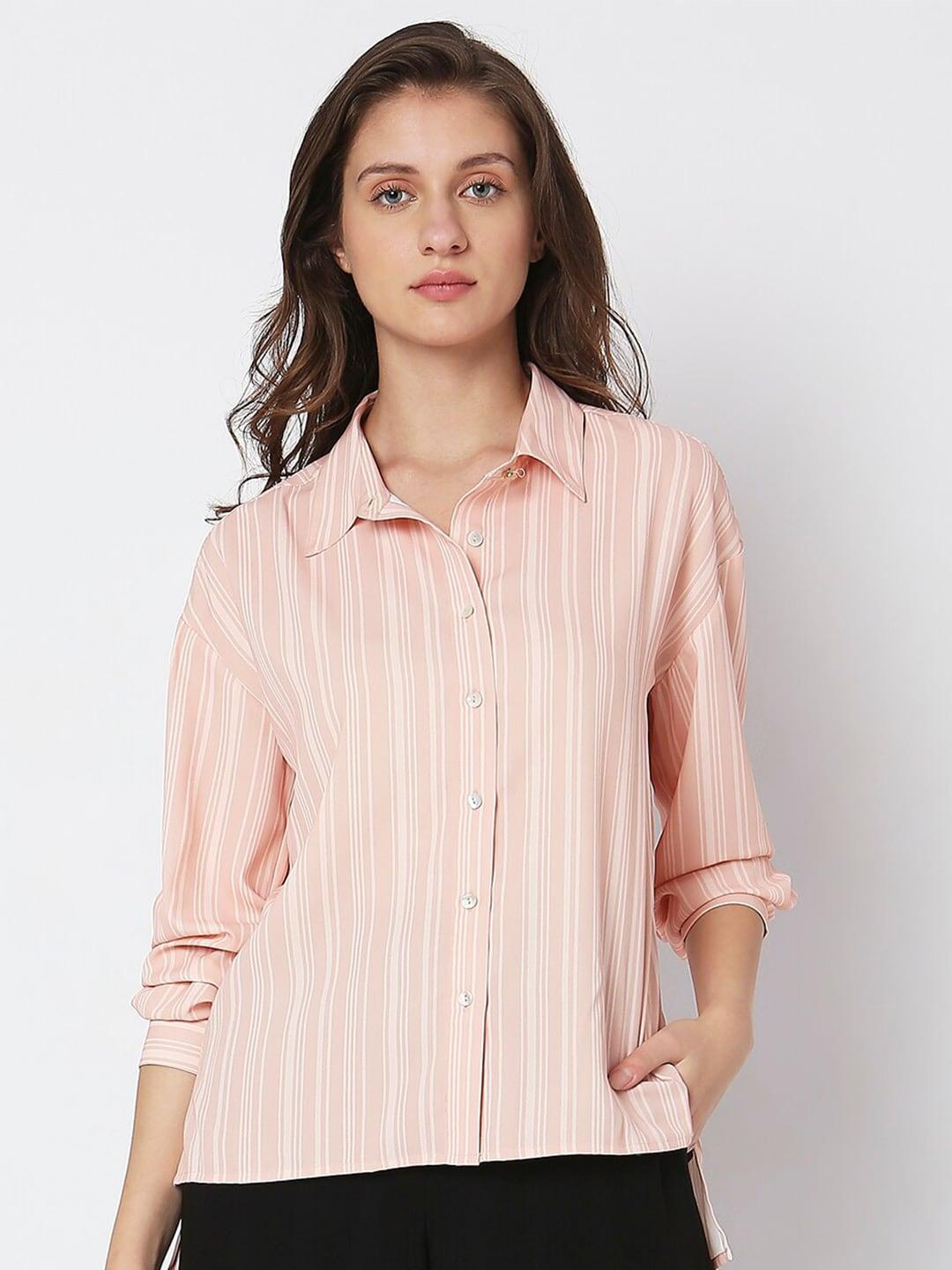 Vero Moda Vertical Striped Casual Shirt