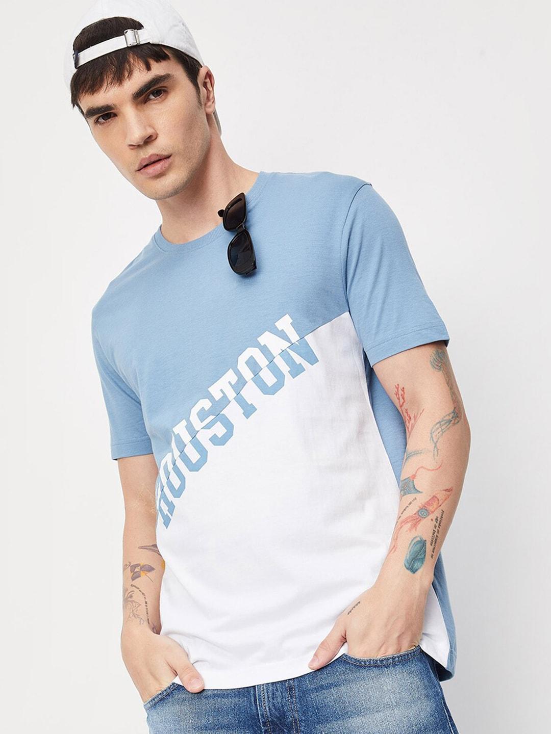 max Colourblocked Cotton T-shirt