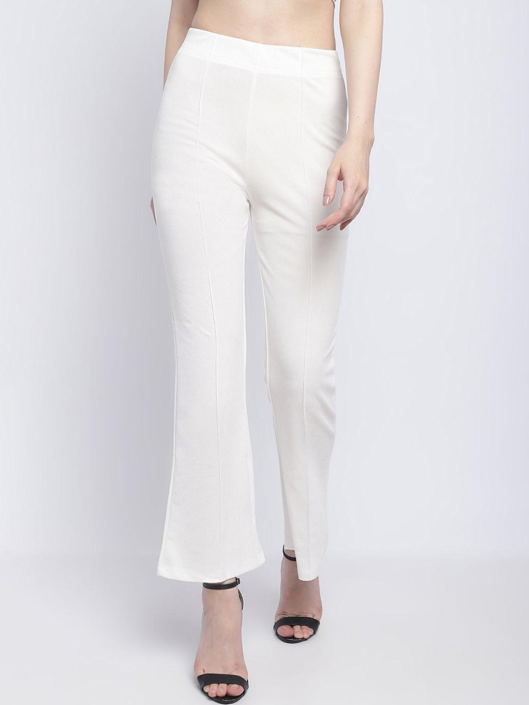 Wuxi Women Relaxed Straight Leg Straight Fit Trousers