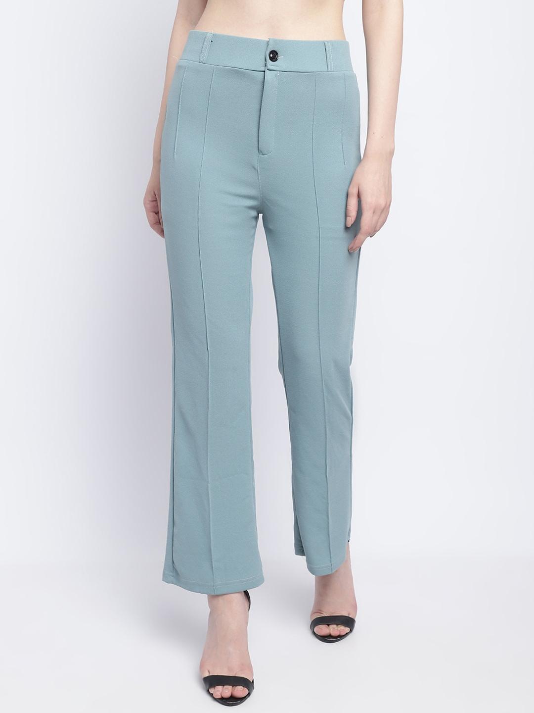 Wuxi Women Relaxed Straight Leg Fit Bootcut Trousers