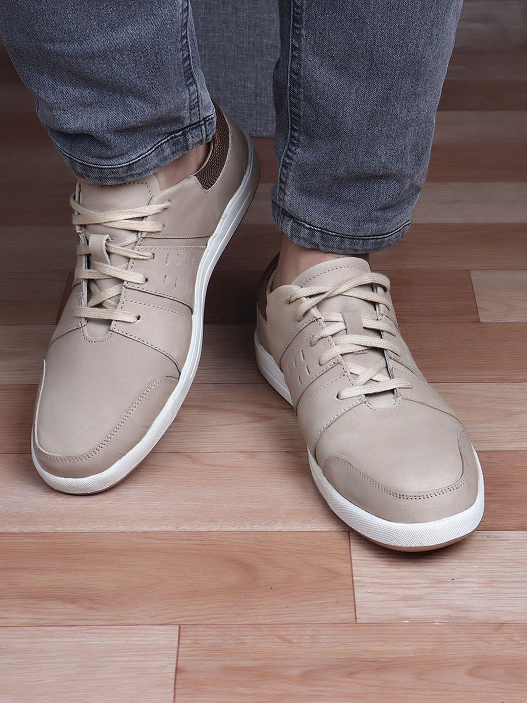 Red Chief Men Comfort Insole Leather Sneakers