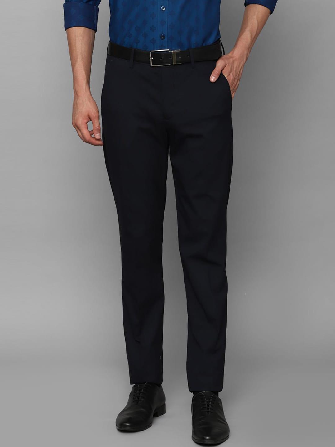 Louis Philippe Men Mid-Rise Slim Fit Formal Trousers