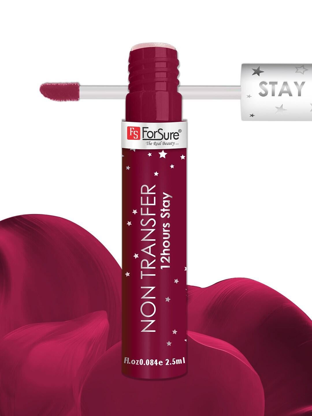 ForSure Non Transfer 12 Hours Stay Matte Liquid Lipstick 2.5 ml - Smokey Maroon 102