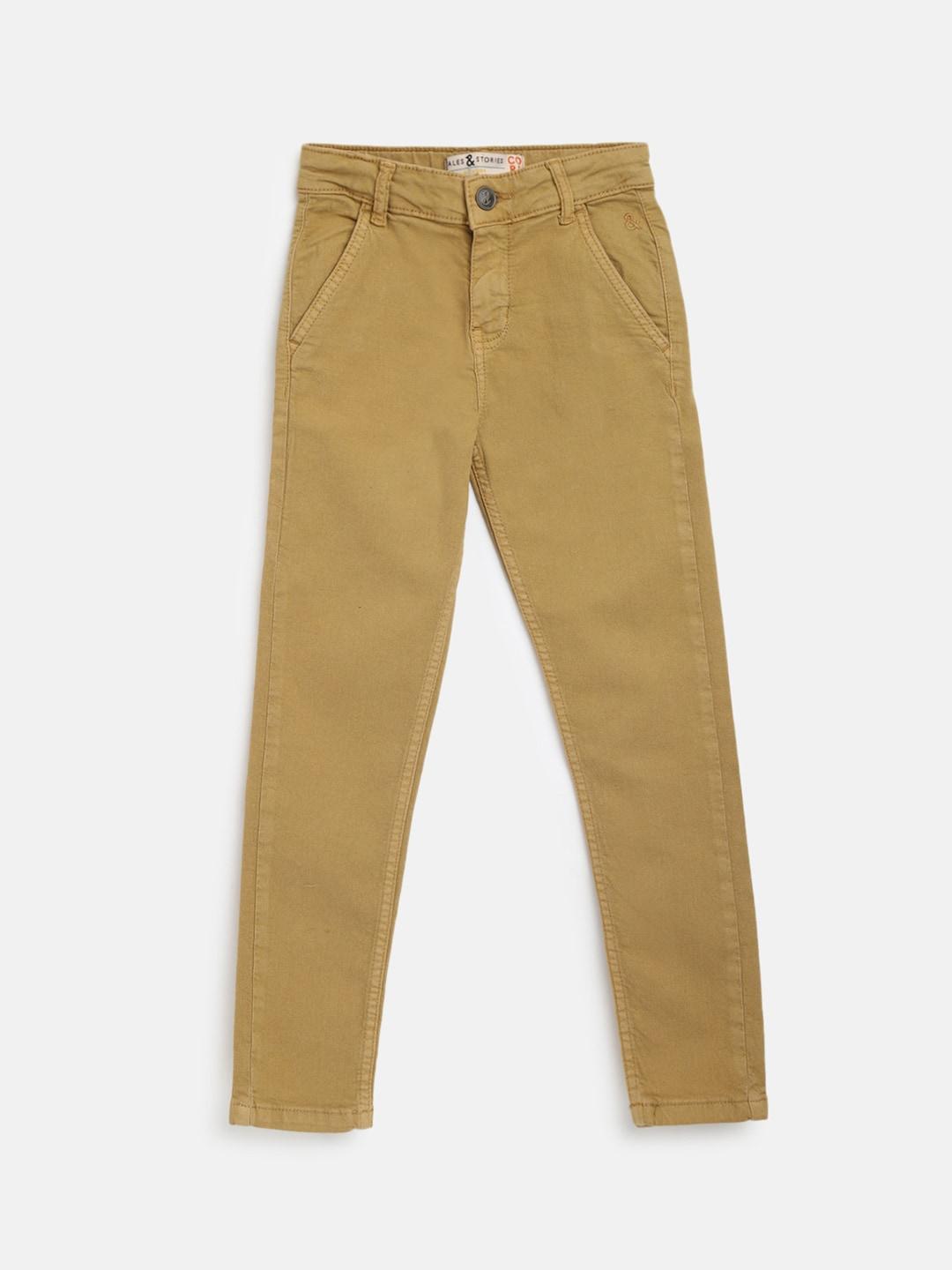 TALES & STORIES Boys Slim Fit Chino Trousers